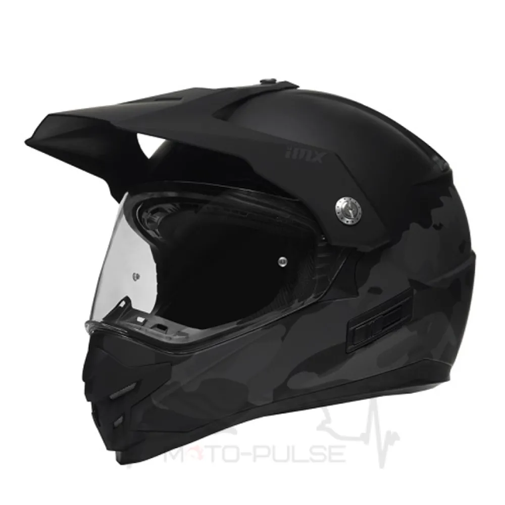 Мотошолом Dual-sport  IMX MTX-01 Black Camo (XL)